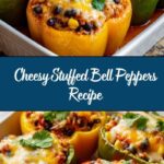 Stuffed Bell Peppers with Melted Cheese Recipe