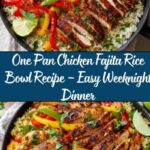 Chicken Fajita Rice Bowl (One Pan) Recipe