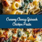 Cheesy Spinach Dip Chicken Pasta Recipe