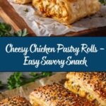 Chicken and Cheese Pastry Rolls Recipe