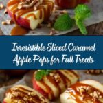 Sliced Caramel Apple Pops Recipe