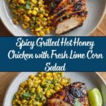 Grilled Hot Honey Chicken with Lime Corn Salad Recipe
