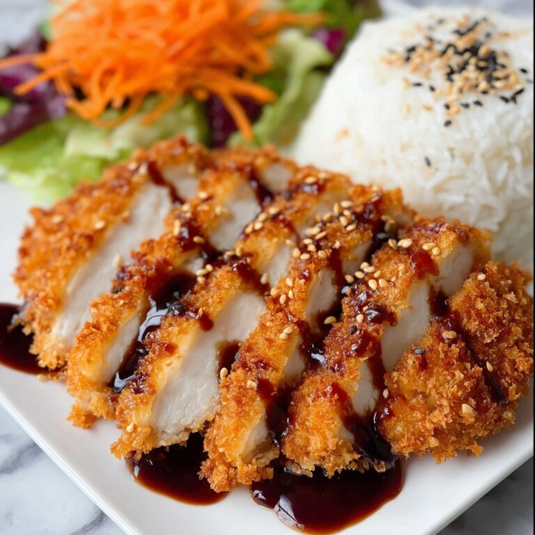 Crispy Chicken Katsu with Irresistible Katsu Sauce Recipe