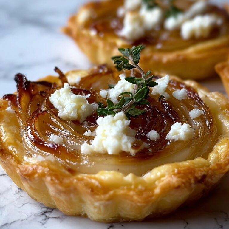 Gourmet Onion and Goat Cheese Tarts Recipe