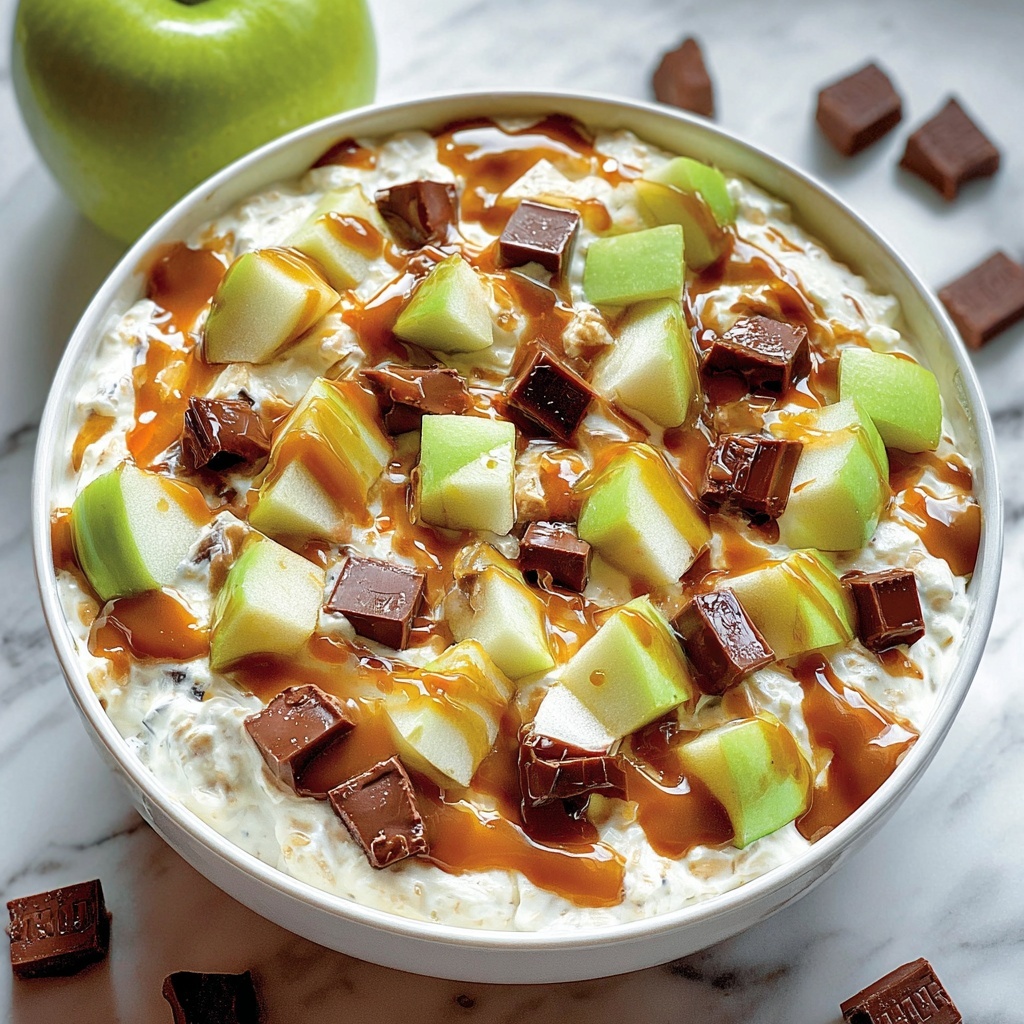 Snicker Apple Salad Dessert: An Easy & Delicious Sweet Treat Recipe - Recipe Image
