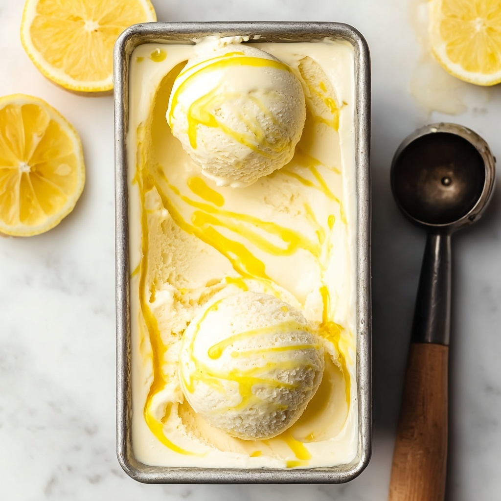Vegan Lemon Ice Cream Recipe - Recipe Image