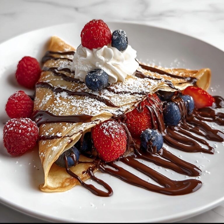 Easy Chocolate Crepes Recipe