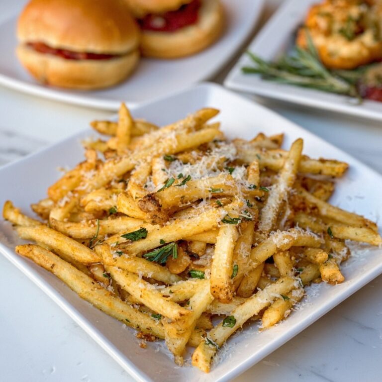 Garlic Parmesan French Fries Recipe
