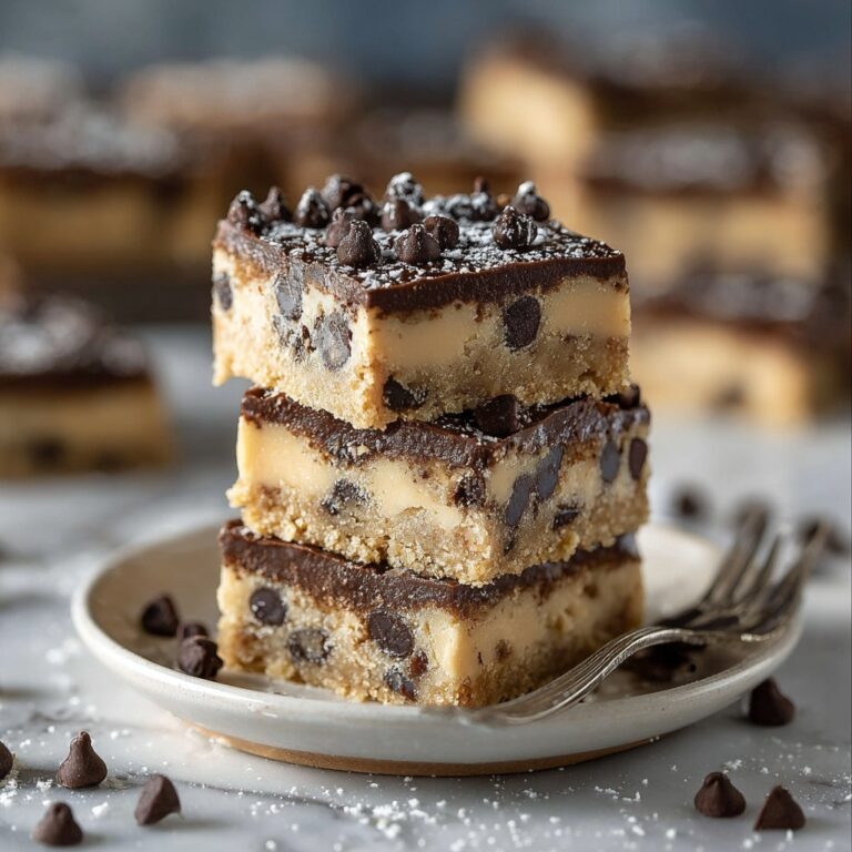 No Bake Cookie Dough Bars: Easy Recipe & Delicious Dessert Recipe