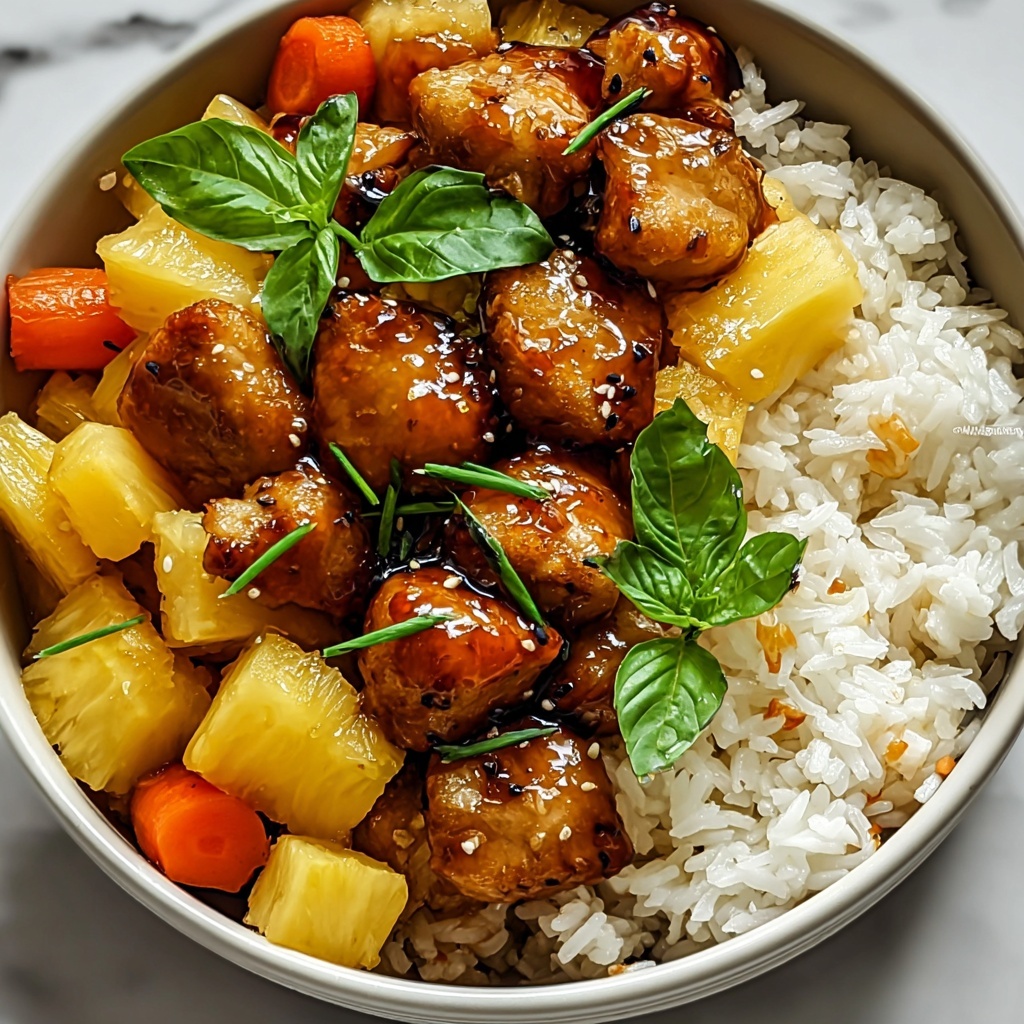 Tropical Pineapple Chicken & Rice Delight Recipe - Recipe Image