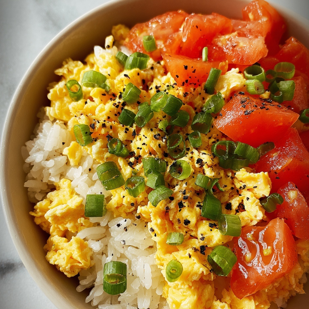 Simple Egg Fried Rice Recipe - Recipe Image