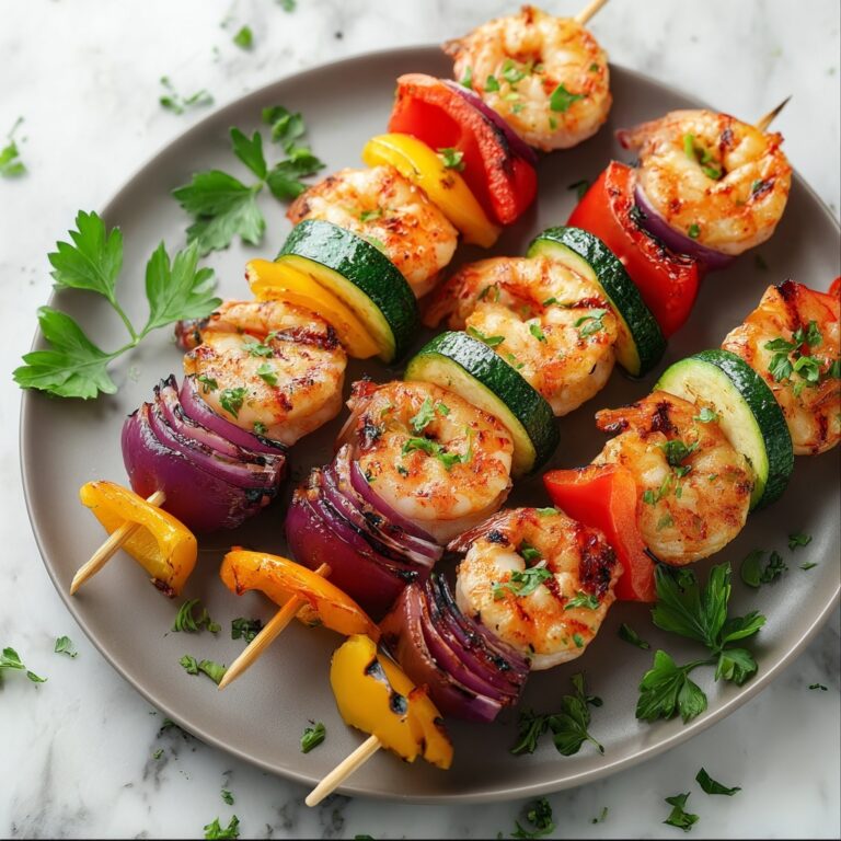 Spicy Shrimp and Veggie Skewers Recipe