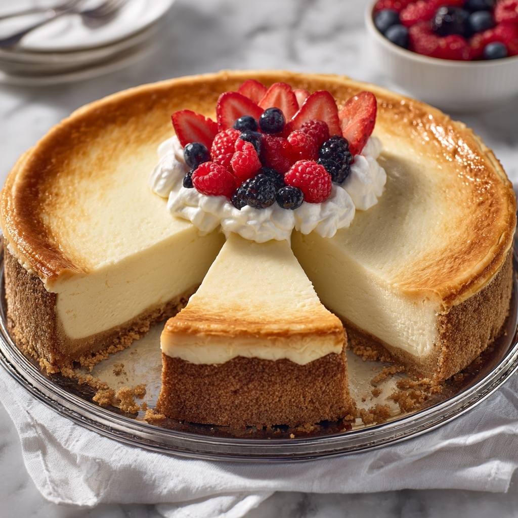 Classic Creamy Cheesecake Recipe - Recipe Image