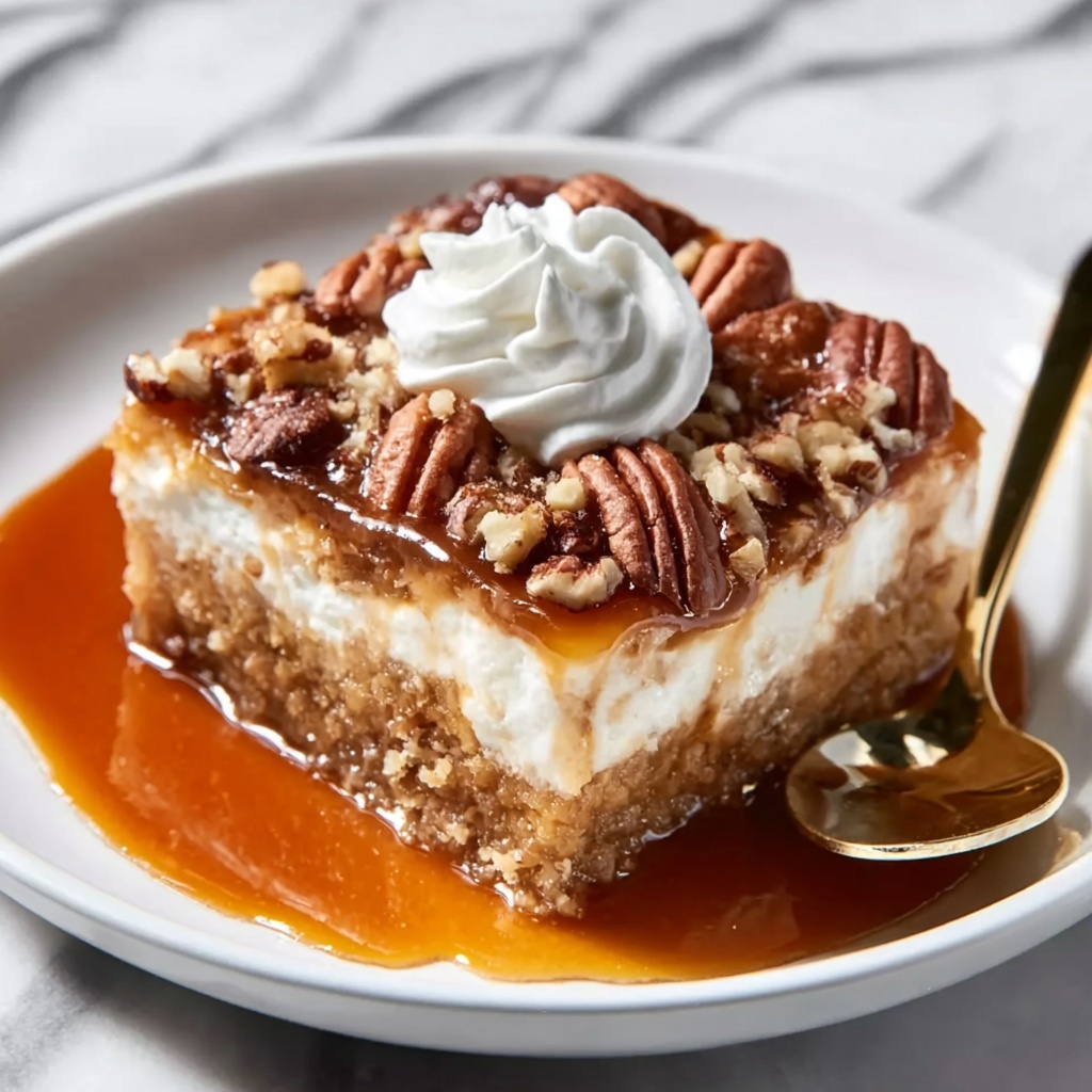 Caramel Pumpkin Cobbler with Pecans Recipe - Recipe Image