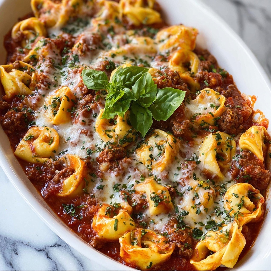 Baked Tortellini Casserole Recipe - Recipe Image