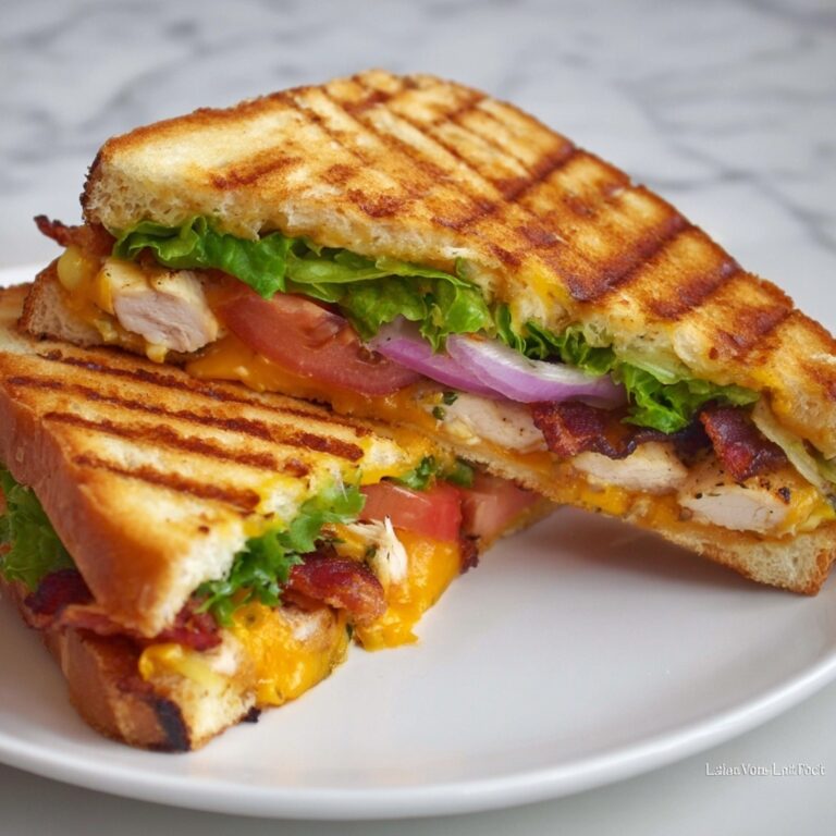 BBQ Chicken Panini Recipe