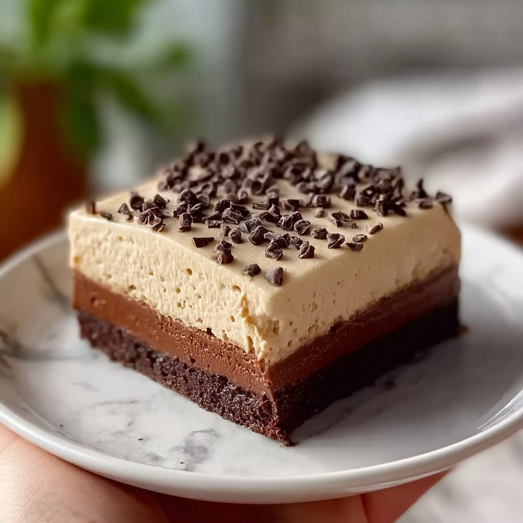 Brownie Refrigerator Cake Recipe - Recipe Image