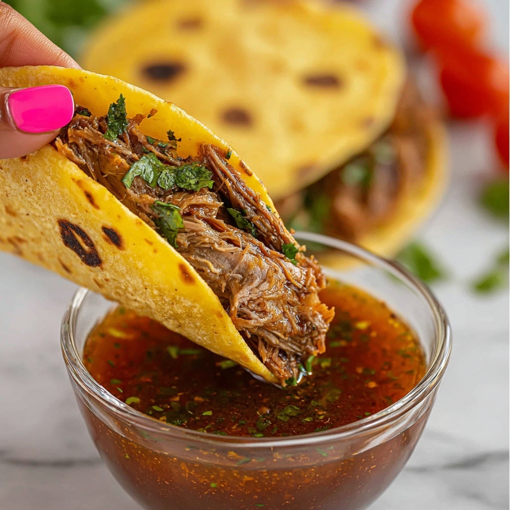 Crockpot Shredded Beef Tacos Recipe - Recipe Image