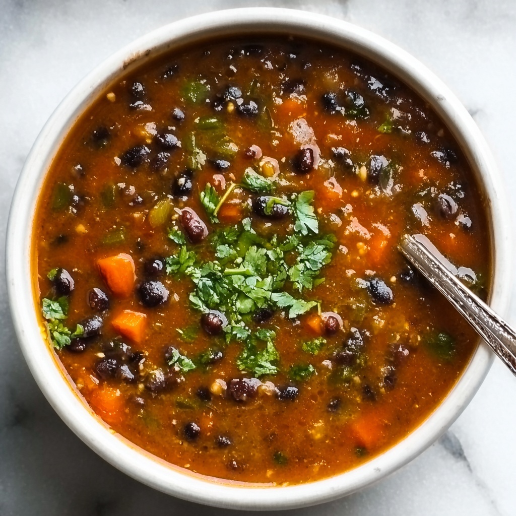 Black Bean and Lentil Soup Recipe - Recipe Image