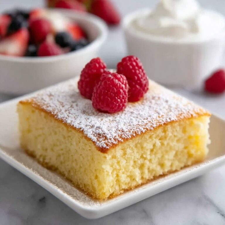 Hot Milk Cake Recipe