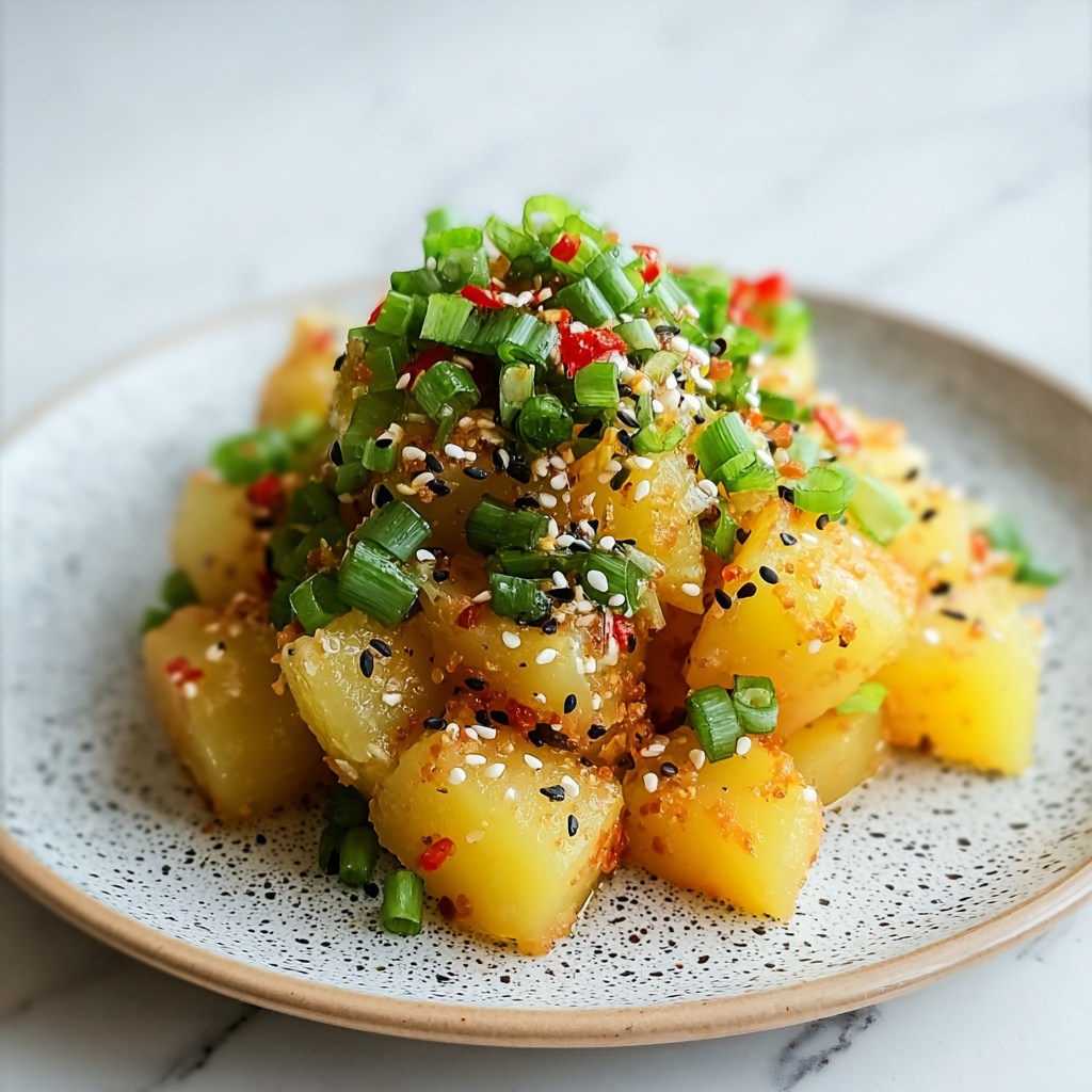 Creamy Korean Potato Salad (Gamja Salad) Recipe - Recipe Image