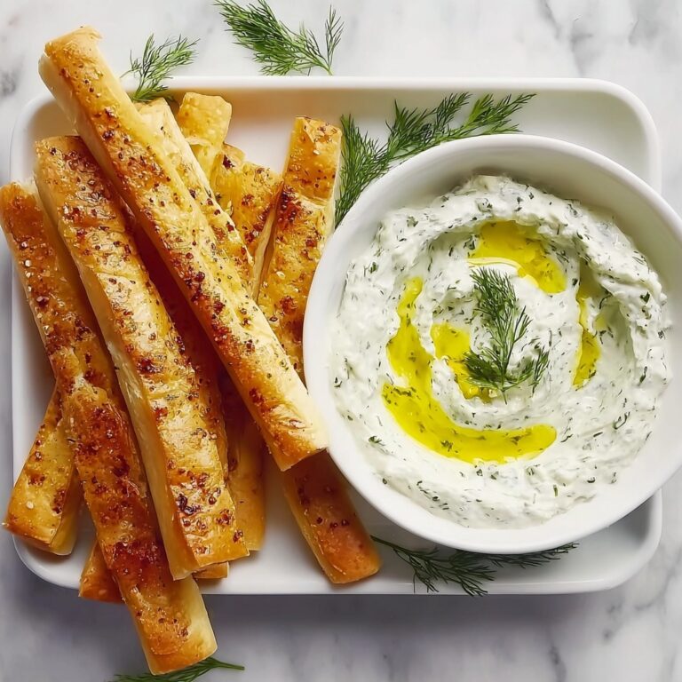 Pita Fries with Tzatziki Recipe