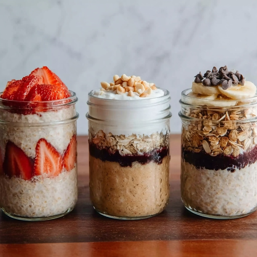 Creamy Protein-Packed Overnight Oats Recipe - Recipe Image