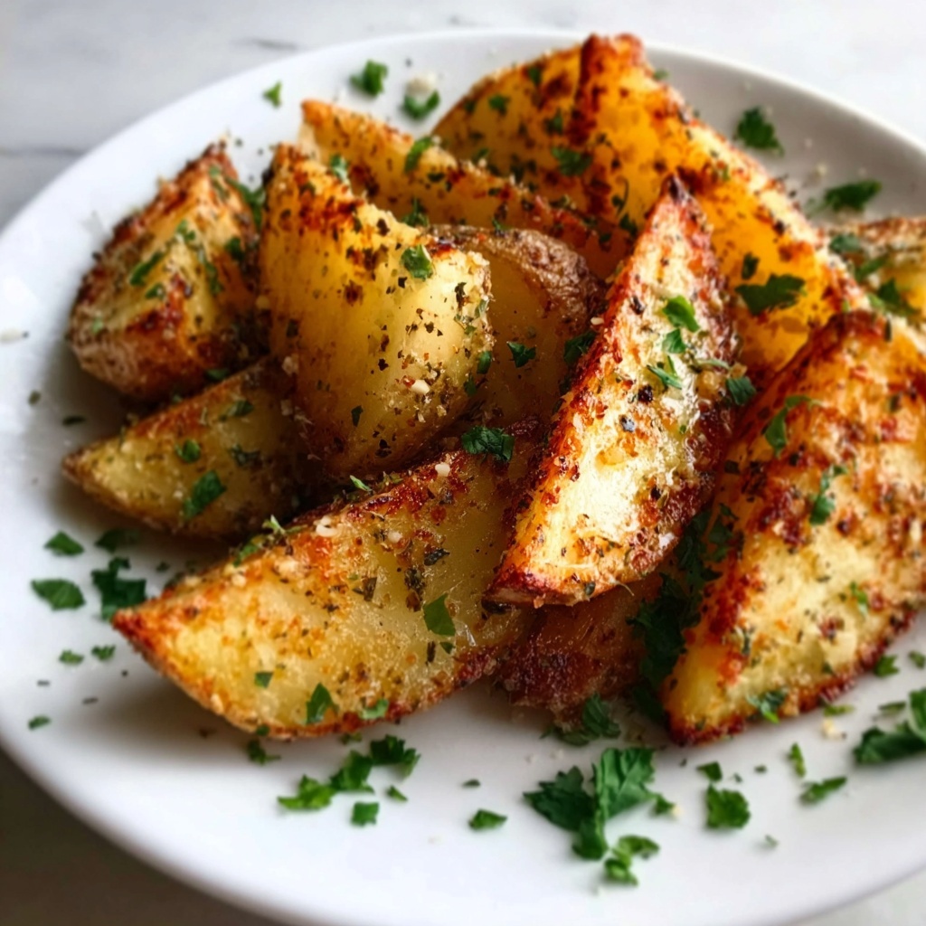 Authentic Greek Potatoes Recipe: Crispy Lemon Perfection Recipe - Recipe Image