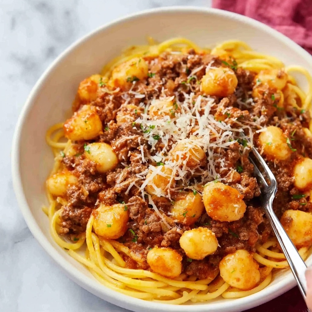 Gnocchi Bolognese Recipe - Recipe Image