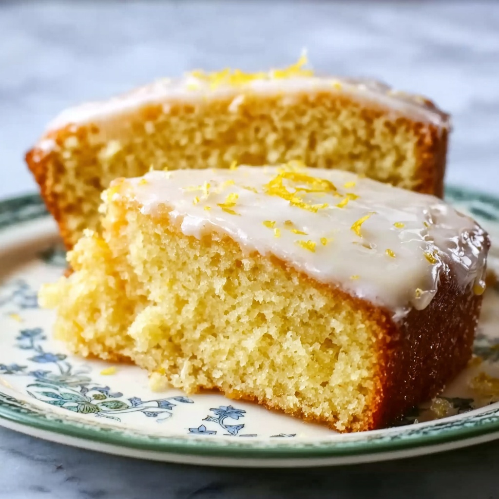 Eggless Sweet Corn Cake with Vanilla Glaze Recipe - Recipe Image