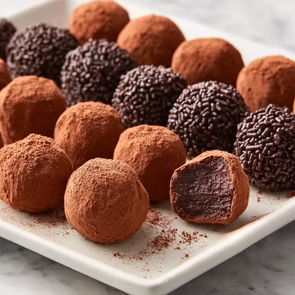 Easy Brownie Truffles Recipe - Recipe Image