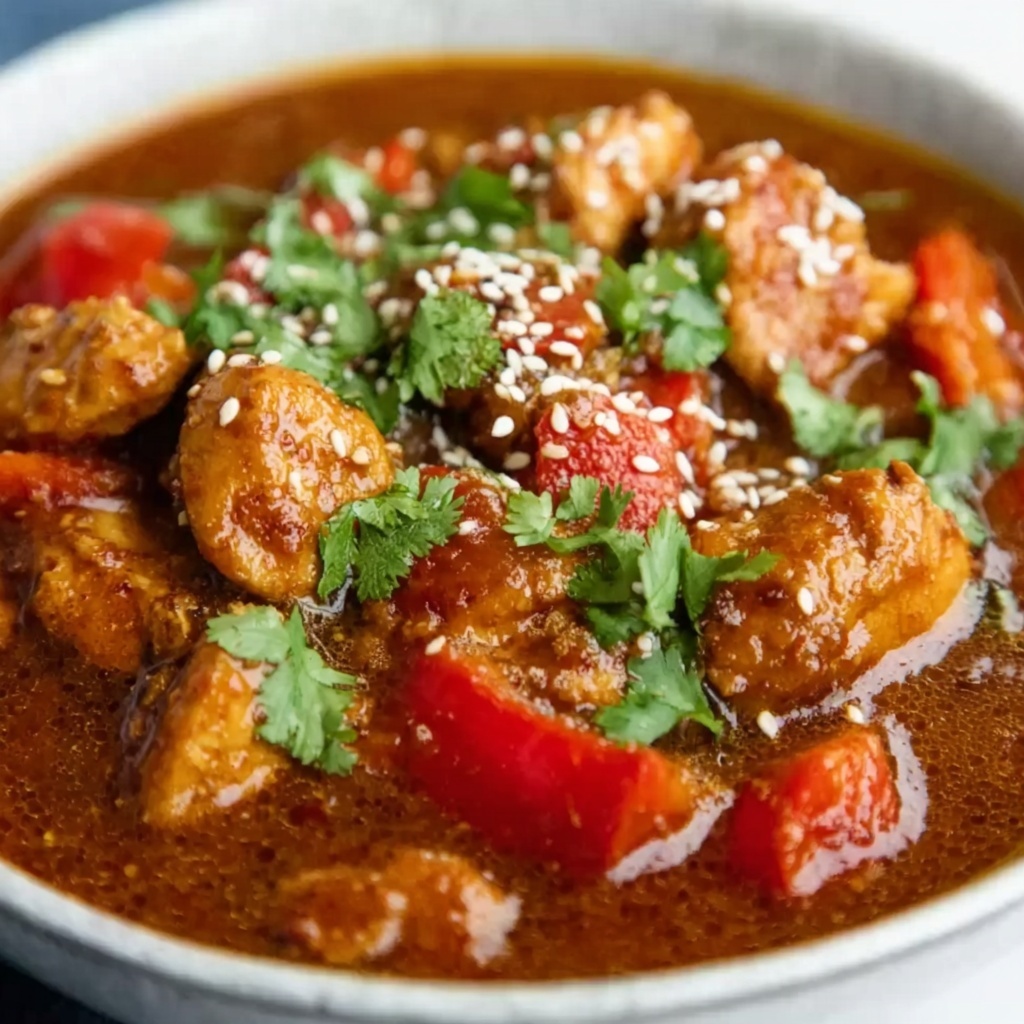 Guatemalan Spiced Chicken Stew with Seeds Recipe - Recipe Image