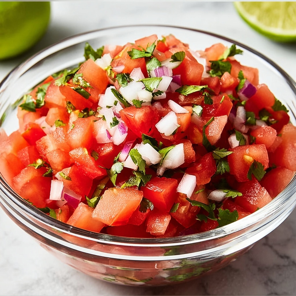 Fresh Homemade Pico de Gallo Recipe - Recipe Image