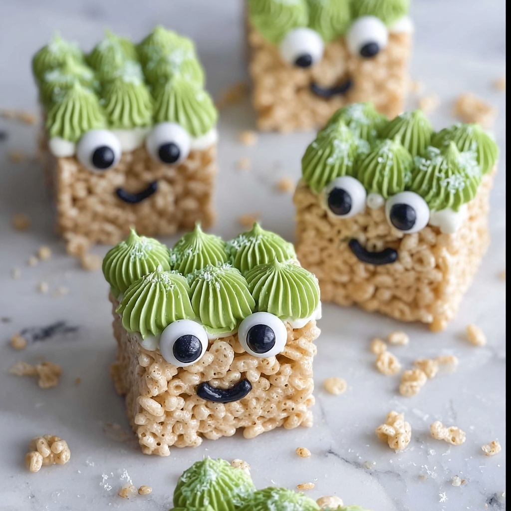 Giant Monster Halloween Rice Krispies Treats Recipe - Recipe Image