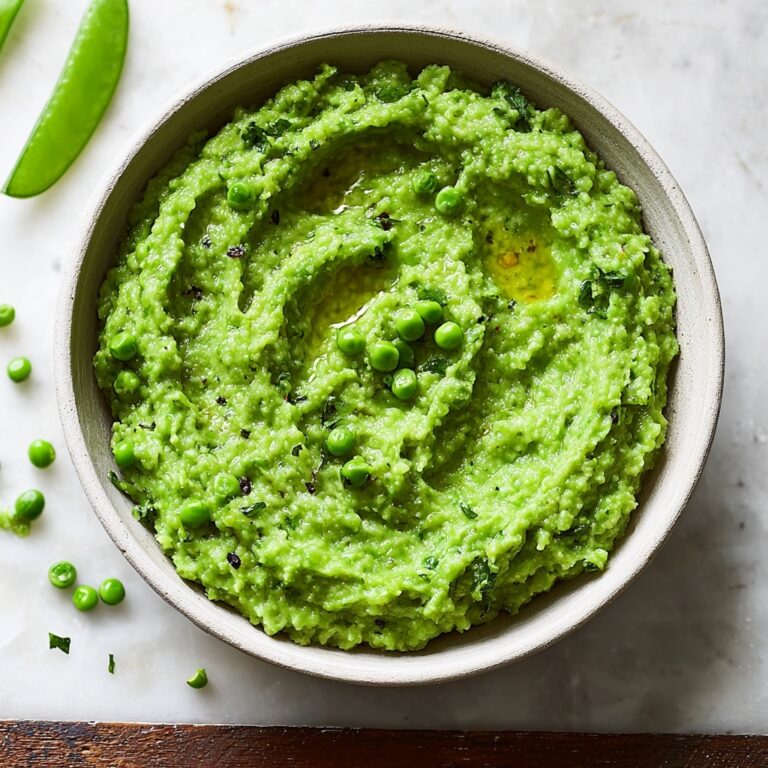 Creamy Mashed Peas with Fresh Mint and Green Onions Recipe
