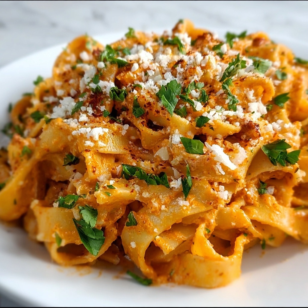 Creamy Gochujang Pasta Recipe - Recipe Image