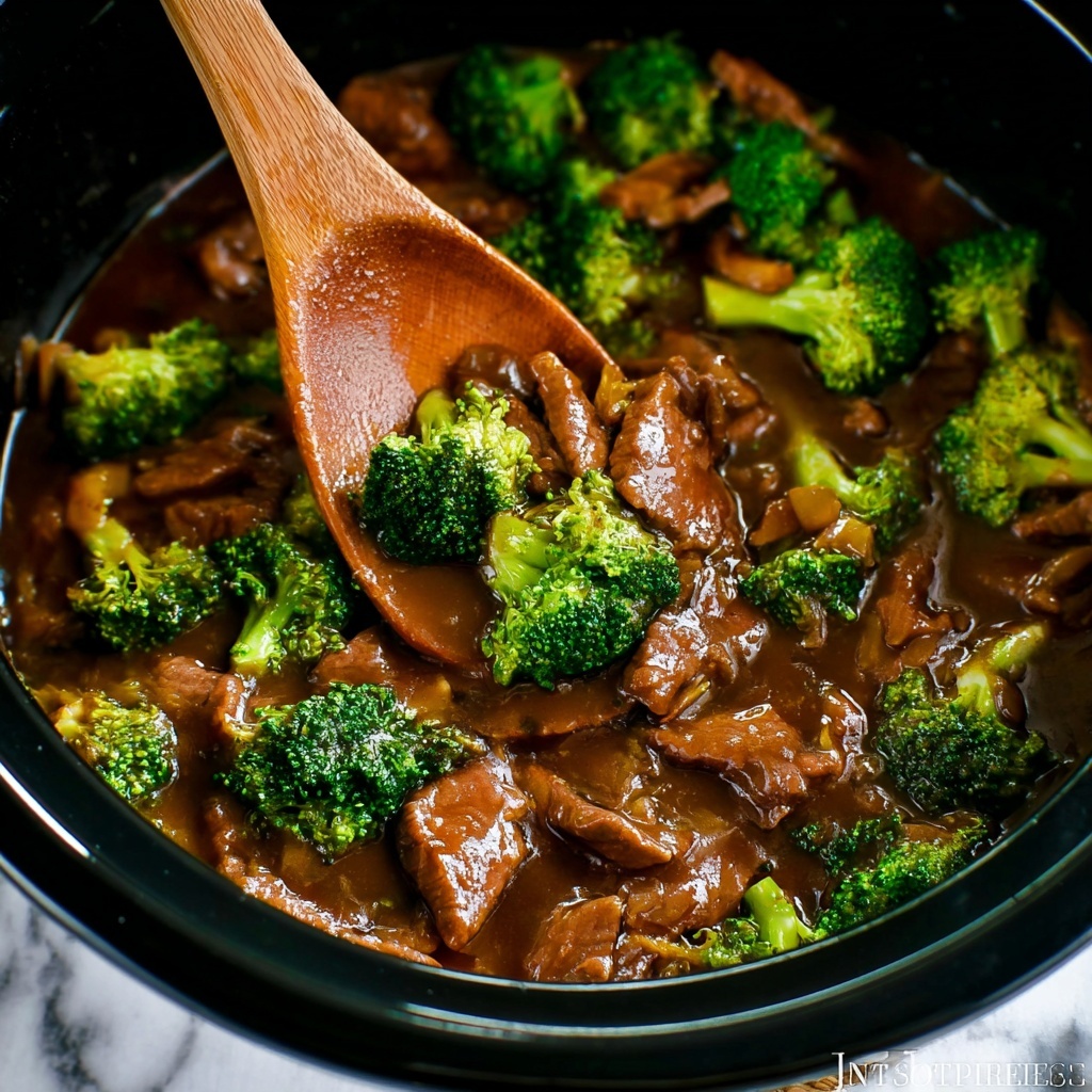 Crock Pot Beef and Broccoli Recipe - Recipe Image