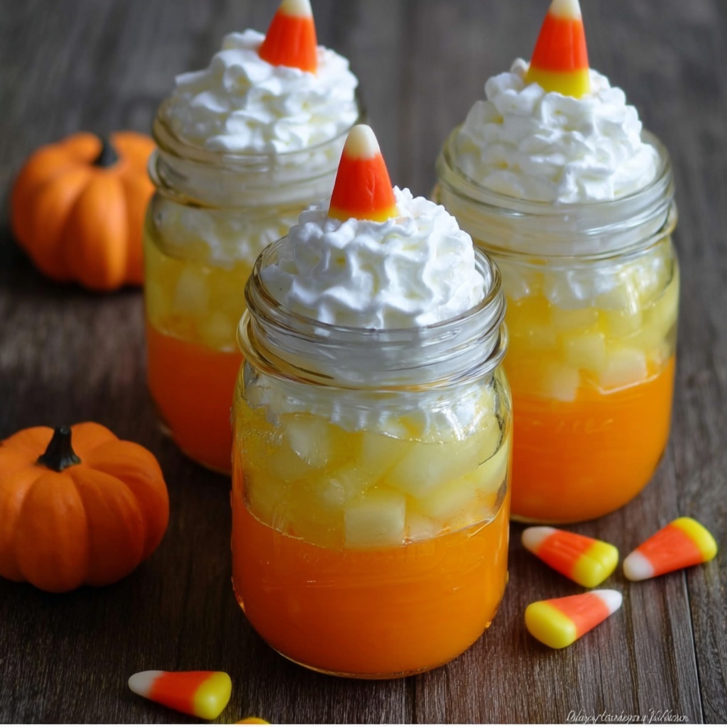 Candy Corn Fruit Parfaits Recipe - Recipe Image