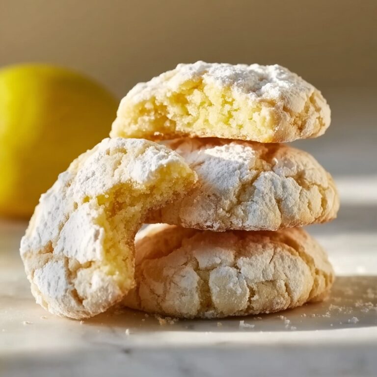 Lemon Crinkle Cookies Recipe