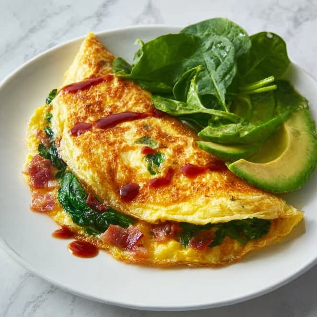 Loaded Breakfast Omelette Recipe - Recipe Image