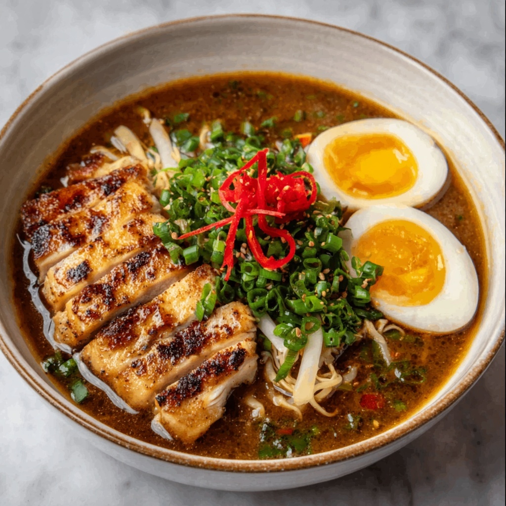 Sapporo Curry Ramen with Crispy Chicken Recipe - Recipe Image