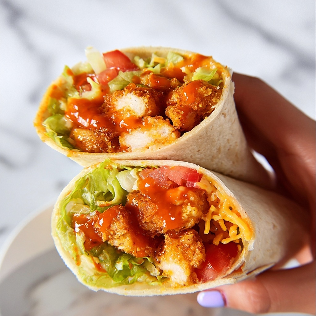 Sticky Chicken Finger Wraps Recipe - Recipe Image