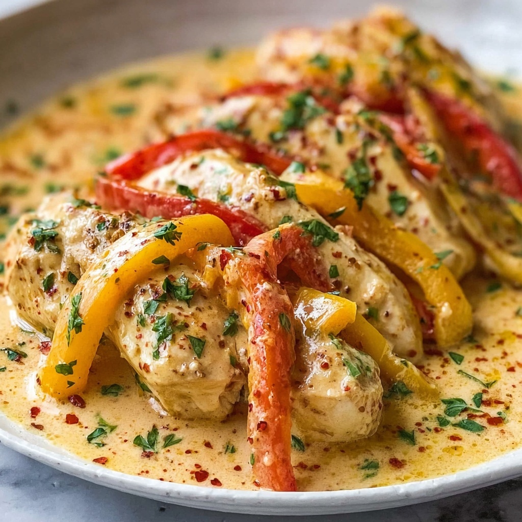 Best Ever Creamy Chicken Scampi Recipe - Recipe Image