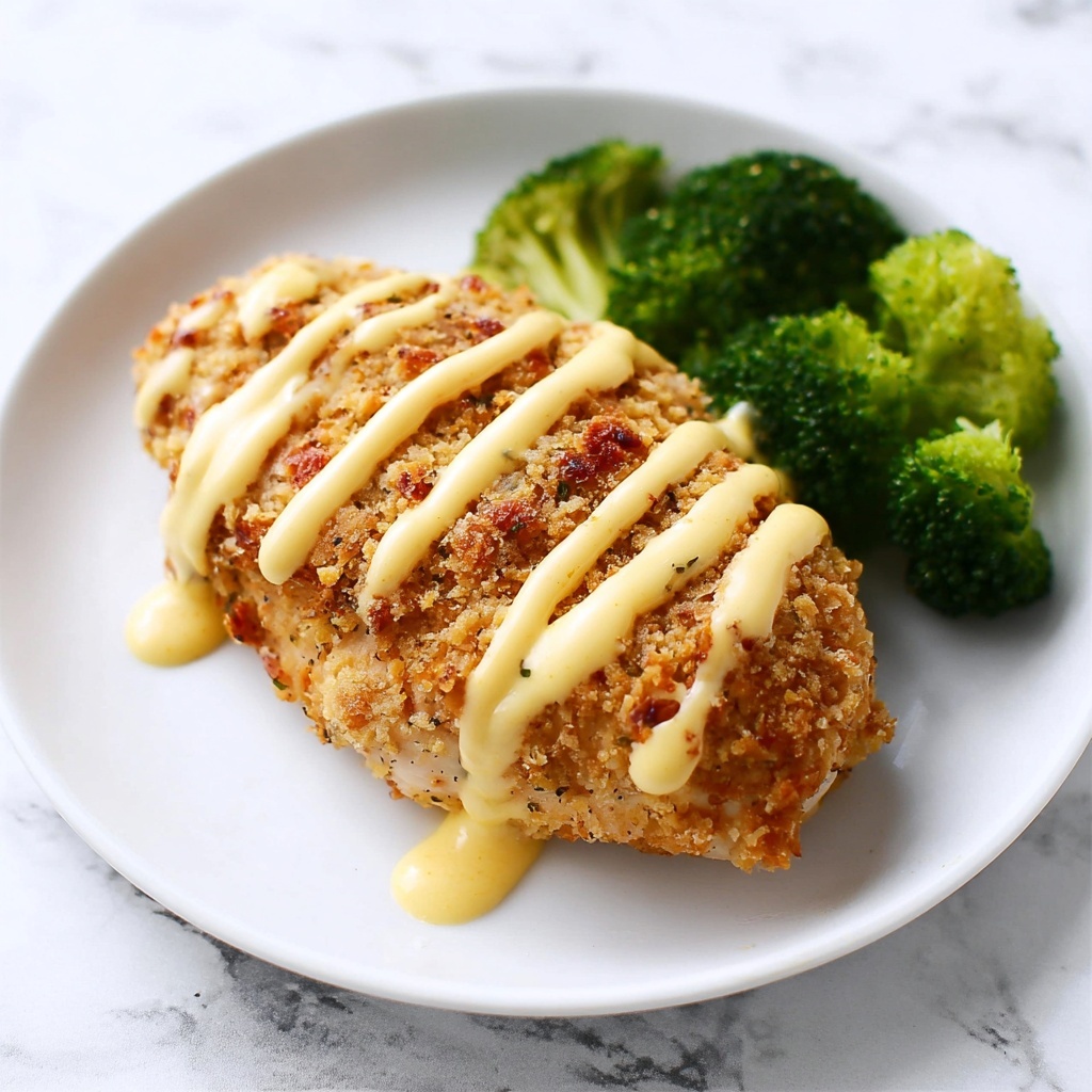 Easy Chicken Cordon Bleu with Parmesan-Dijon Sauce Recipe - Recipe Image