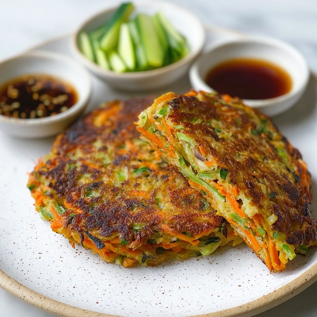 Korean Vegetable Pancakes Recipe - Recipe Image