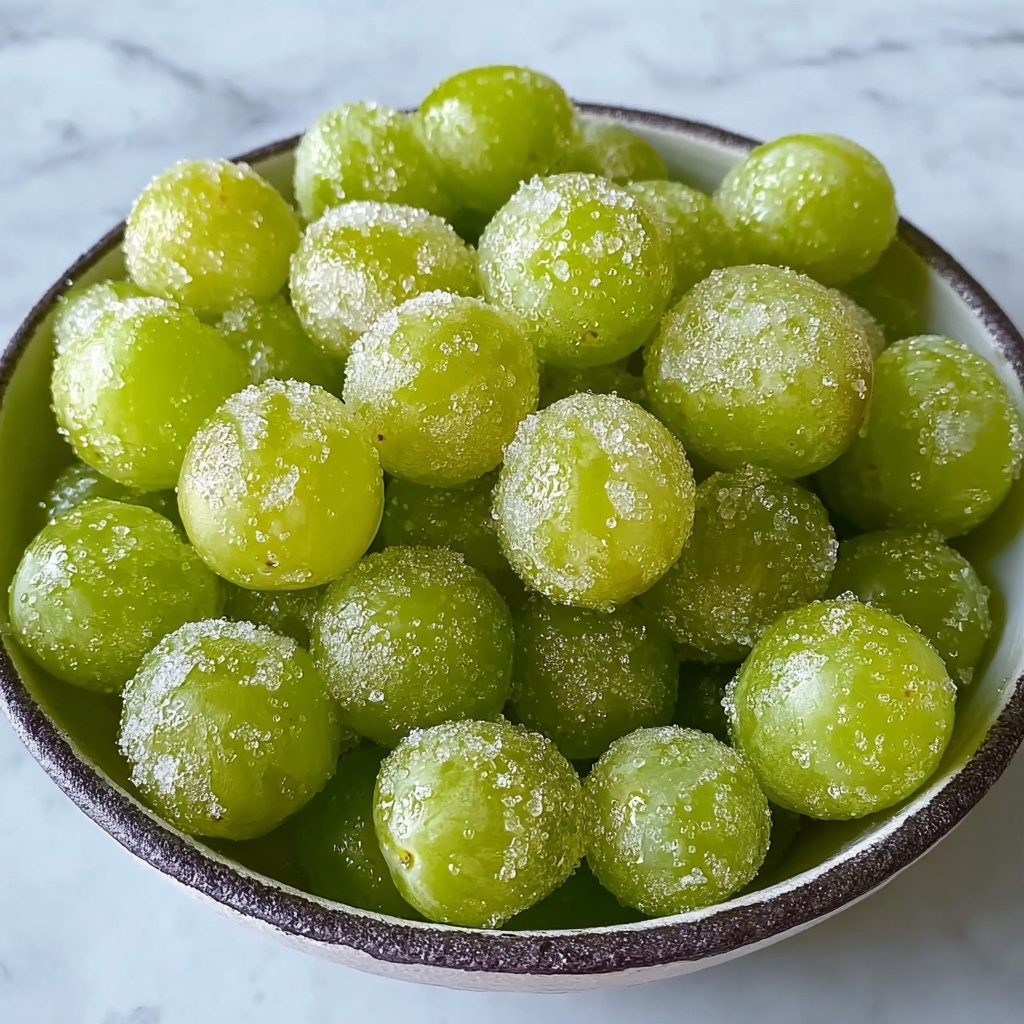 Frozen Sour Candy Grapes Recipe - Recipe Image