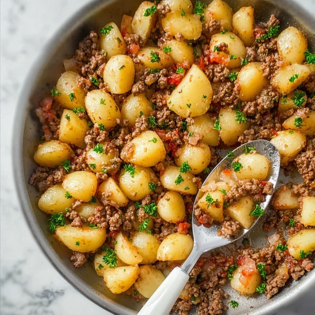 Ground Beef and Potato Skillet Recipe - Recipe Image