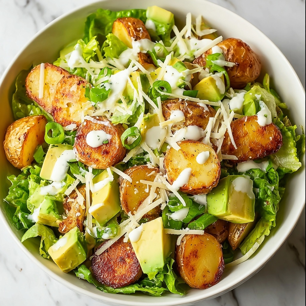 Smashed Potato Spring Salad with Creamy Lemon Dressing Recipe - Recipe Image