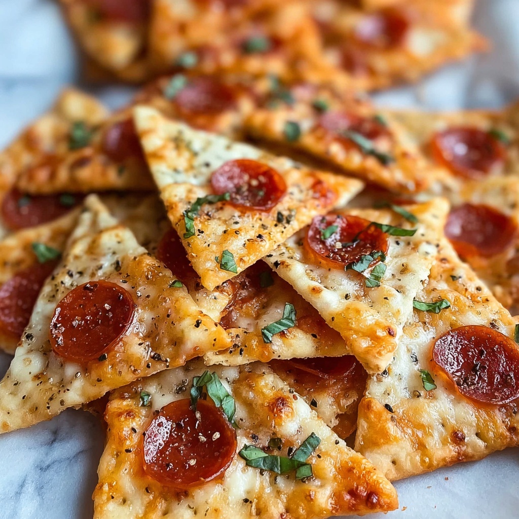 Two-Ingredient Pizza Chips Recipe - Recipe Image