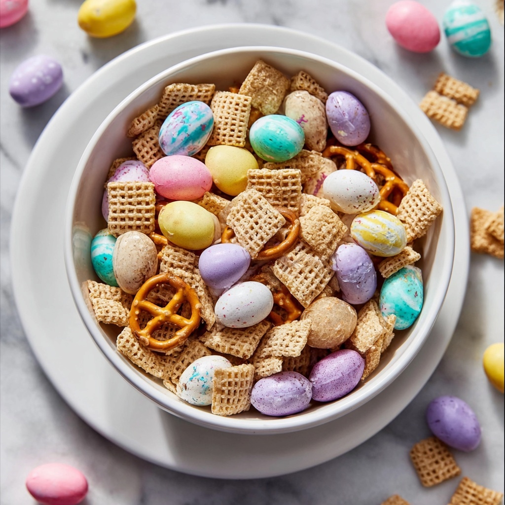 Easter White Chocolate Snack Mix Recipe - Recipe Image